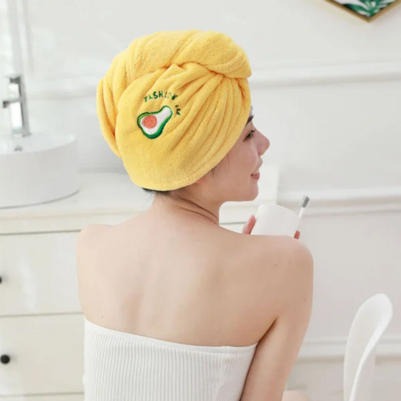 Quick-Drying Hair Towel Wrap - Super Absorbent | Protects Hair