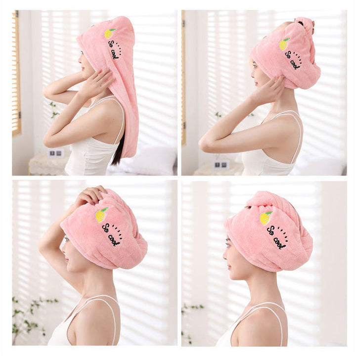 Quick-Drying Hair Towel Wrap - Super Absorbent | Protects Hair