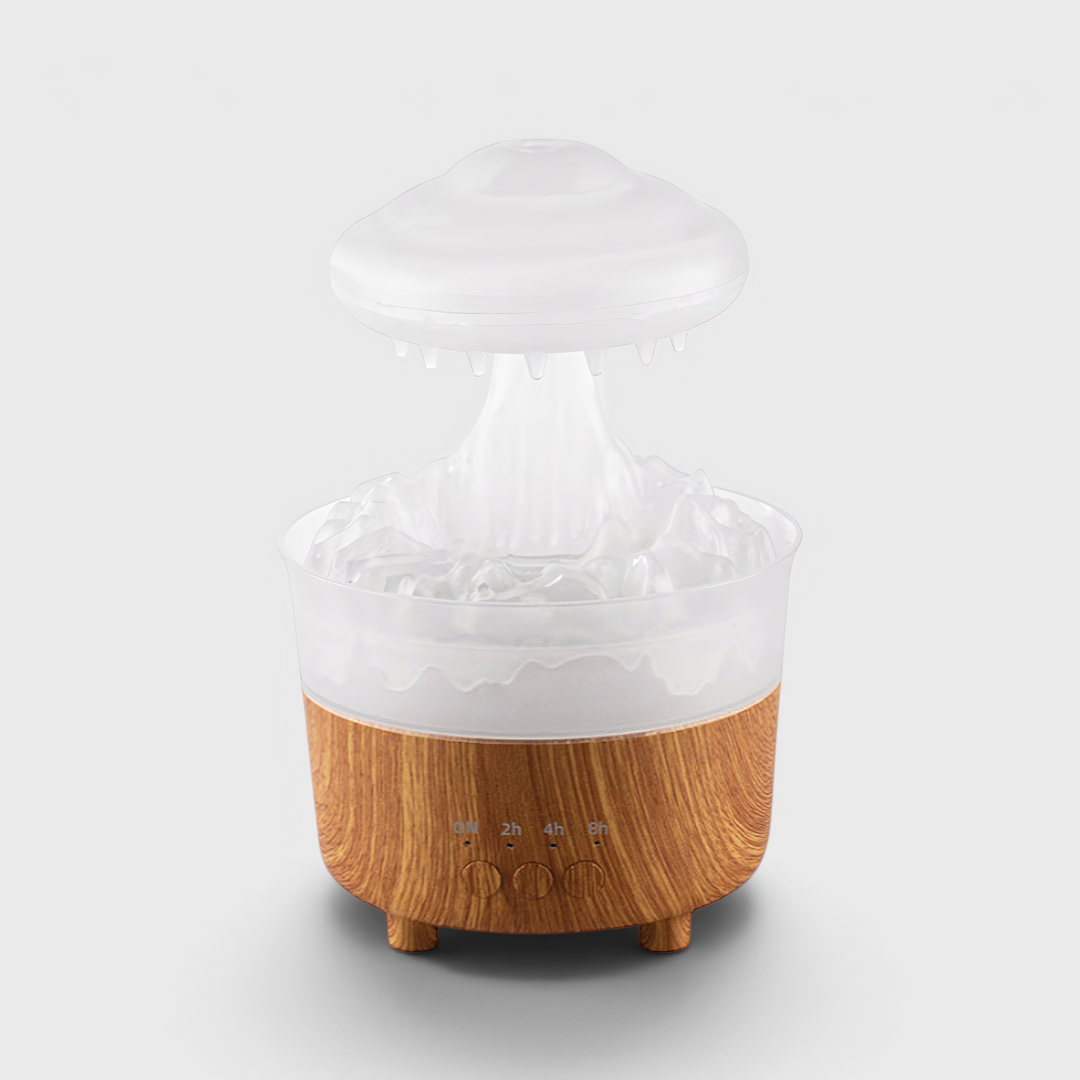 Rain Cloud Humidifier Lamp with LED Light and Raindrop Sound