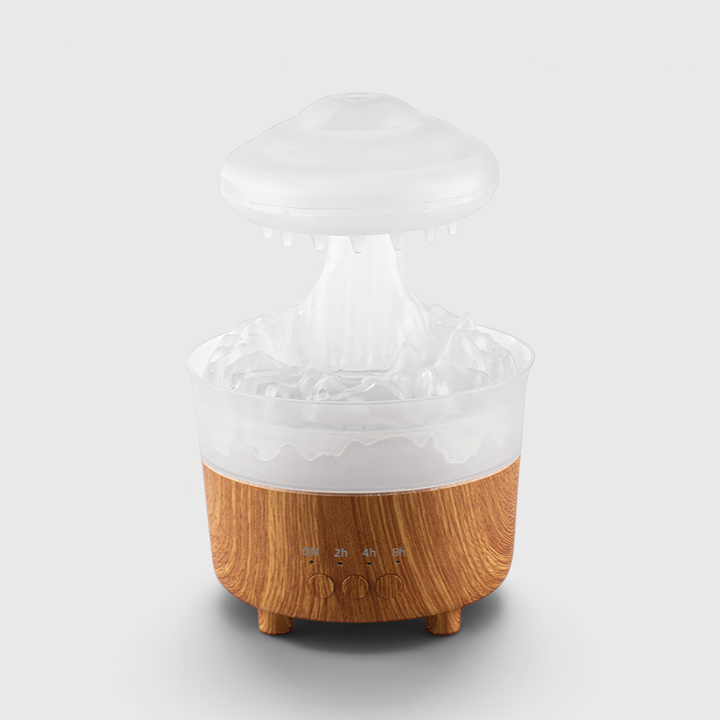 Rain Cloud Humidifier Lamp with LED Light and Raindrop Sound