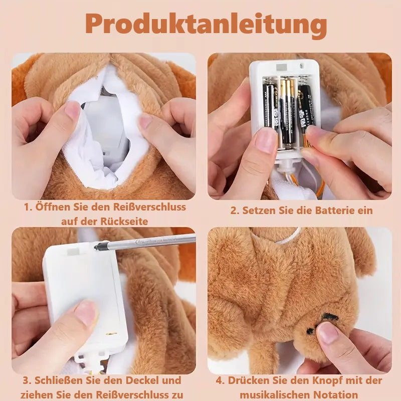 Realistic Breathing Plush Toy for Dogs | Max