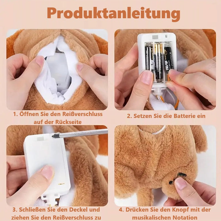 Realistic Breathing Plush Toy for Dogs | Max