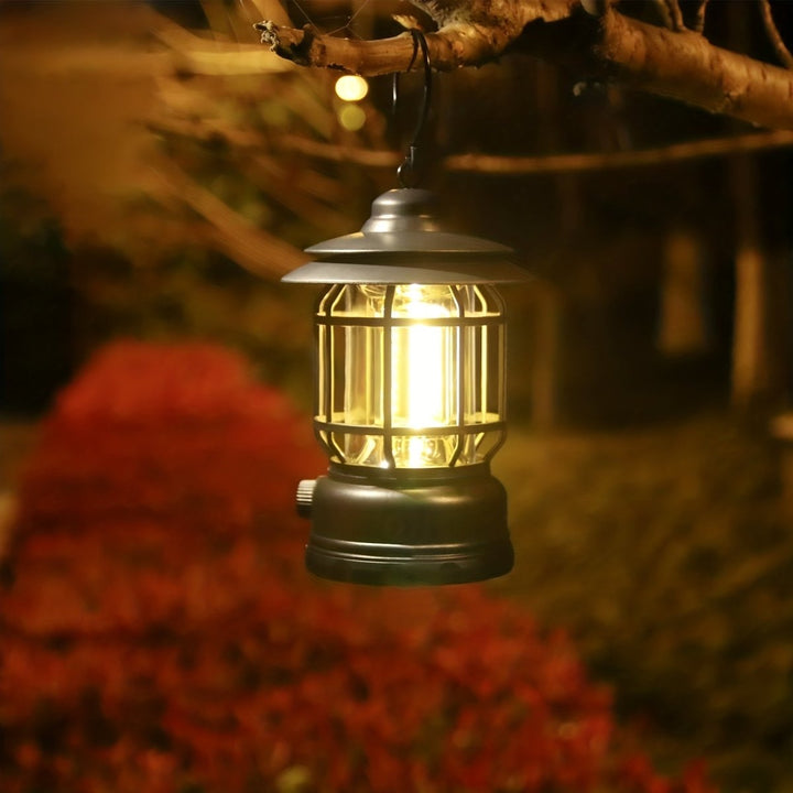 Rechargeable Camping Lantern with Adjustable Brightness and Touch Control, 6-Hour Battery