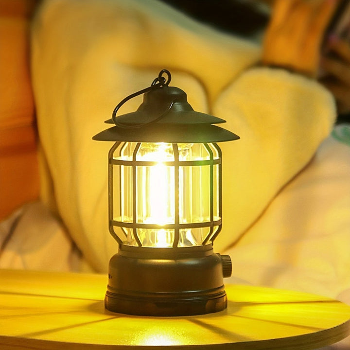 Rechargeable Camping Lantern with Adjustable Brightness and Touch Control, 6-Hour Battery