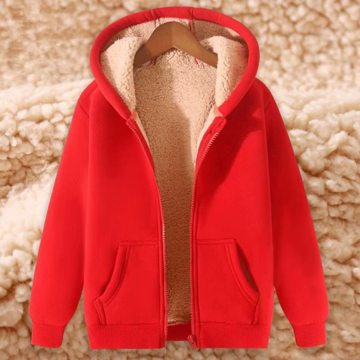 Regular Fit Hooded Zip Jacket with Lined Interior – Non-Bulky Silhouette