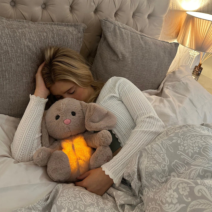 Relaxing Plush Toy with Breathing &amp; Night Light - Soothing