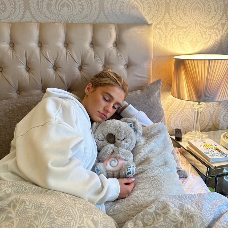 Relaxing Plush Toy with Breathing &amp; Night Light - Soothing