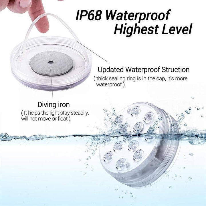 Remote Control Waterproof Magnet Suction LED Light | Niki