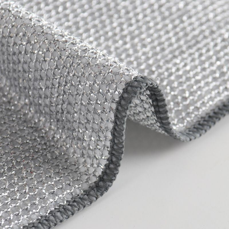 Reusable Non-Scratch Nylon Mesh Scrub Dishcloth Set