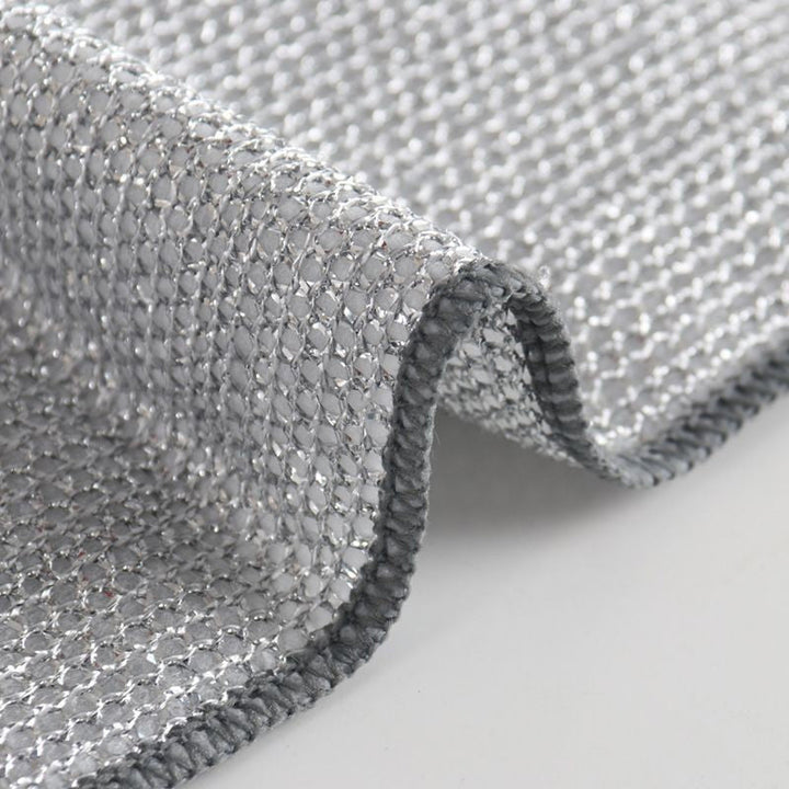Reusable Non-Scratch Nylon Mesh Scrub Dishcloth Set