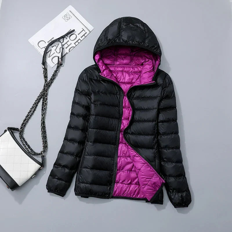 Reversible Hooded Puffer Jacket