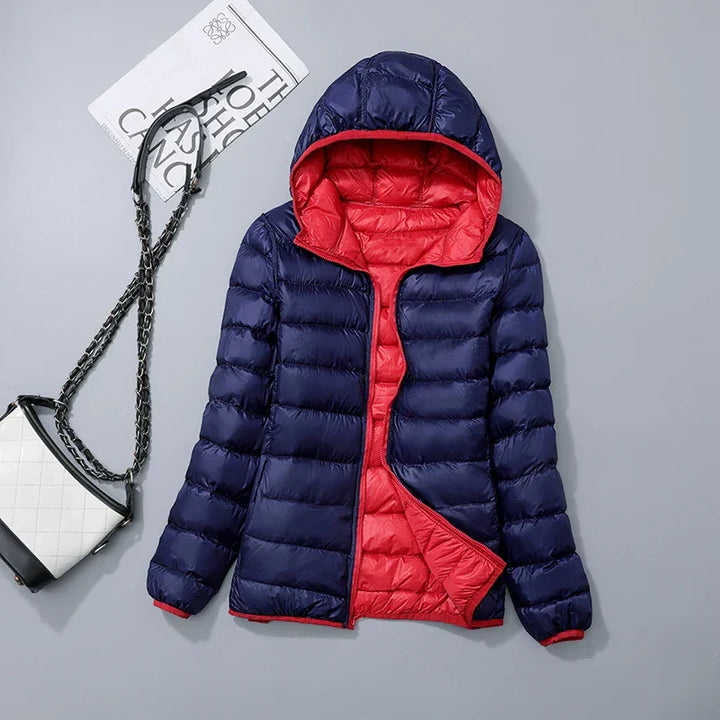Reversible Hooded Puffer Jacket