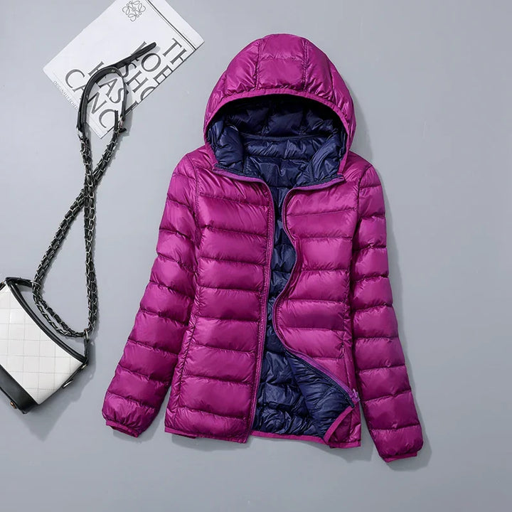 Reversible Hooded Puffer Jacket