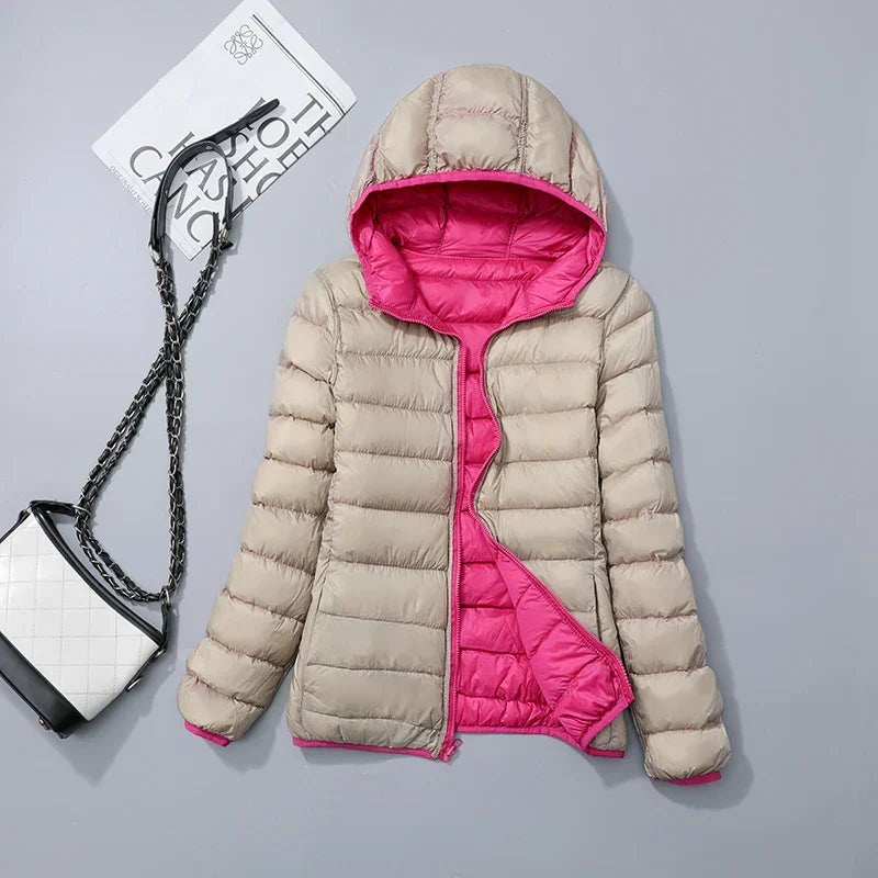 Reversible Hooded Puffer Jacket