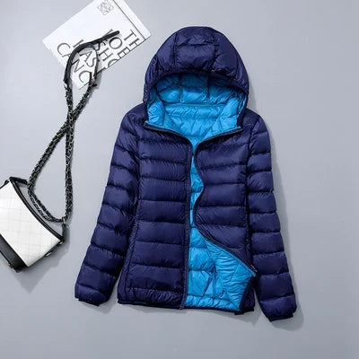 Reversible Hooded Puffer Jacket
