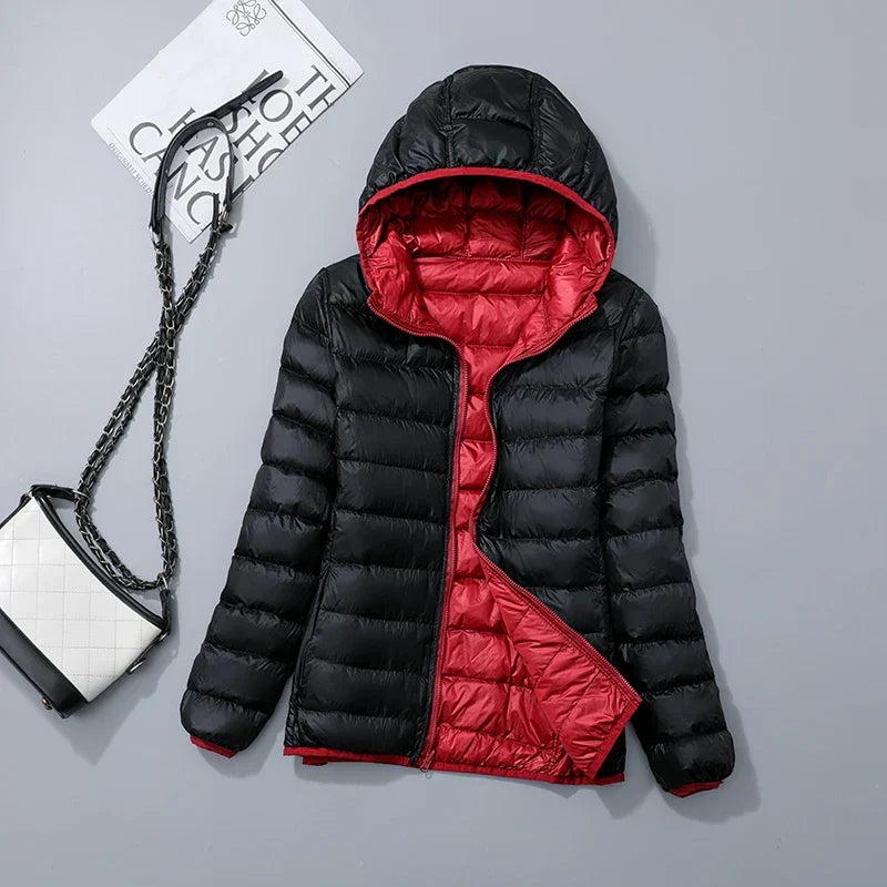 Reversible Hooded Puffer Jacket