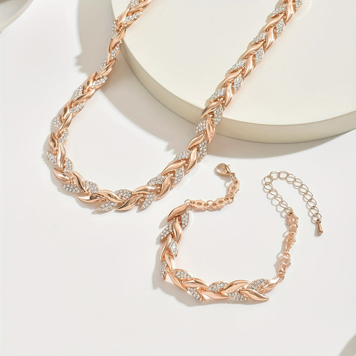 Rhinestone Fishtail Jewelry Set