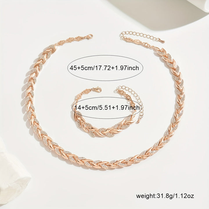 Rhinestone Fishtail Jewelry Set