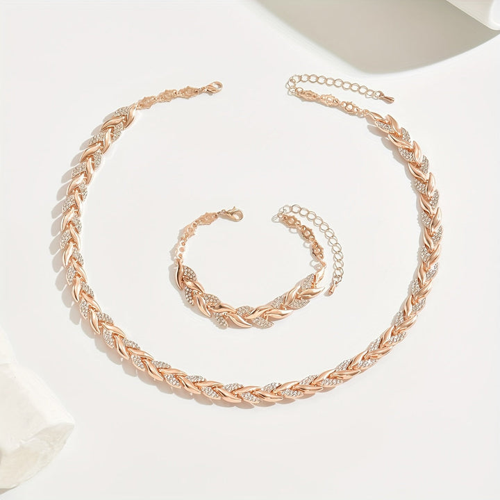 Rhinestone Fishtail Jewelry Set