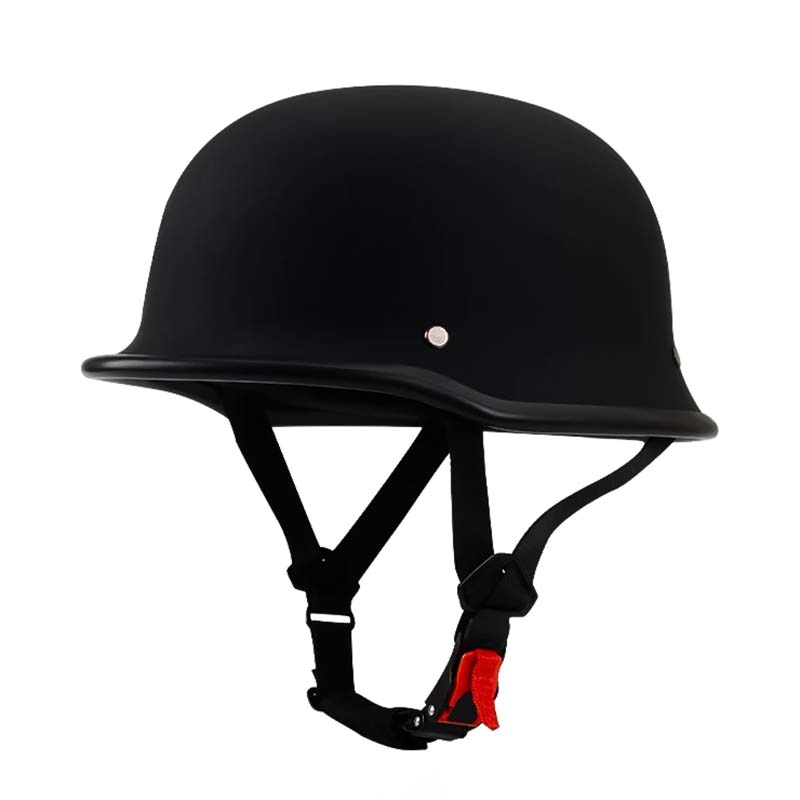 RidgeBolt Vintage Half-Face Helmet ECE DOT Certified
