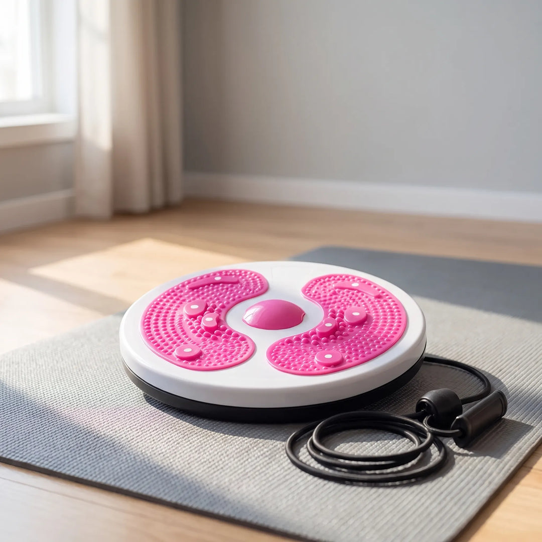 Rotating Balance Board with Resistance Bands