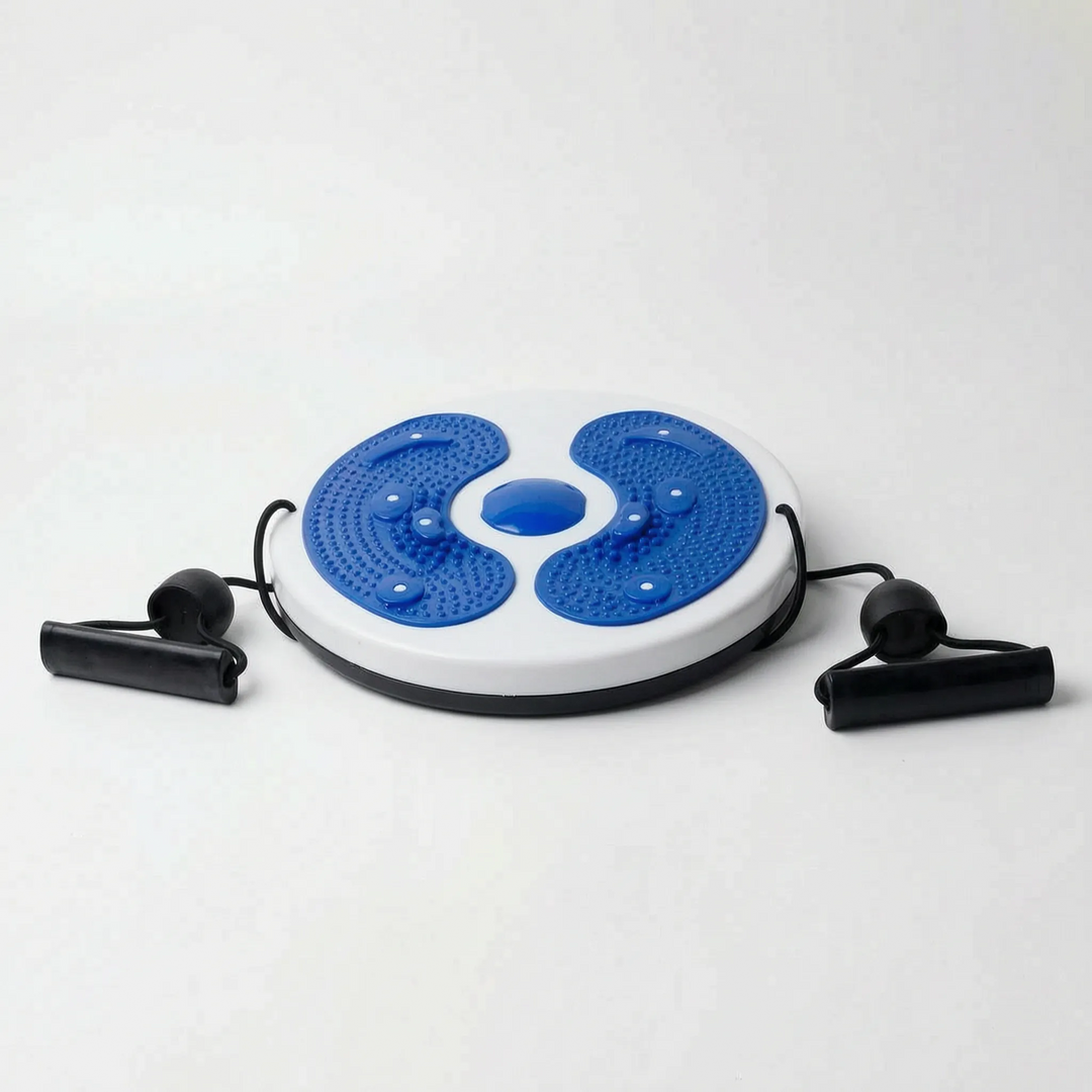 Rotating Balance Board with Resistance Bands