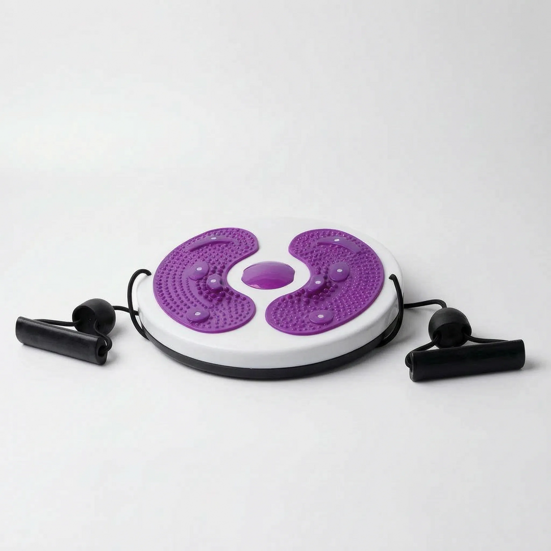 Rotating Balance Board with Resistance Bands
