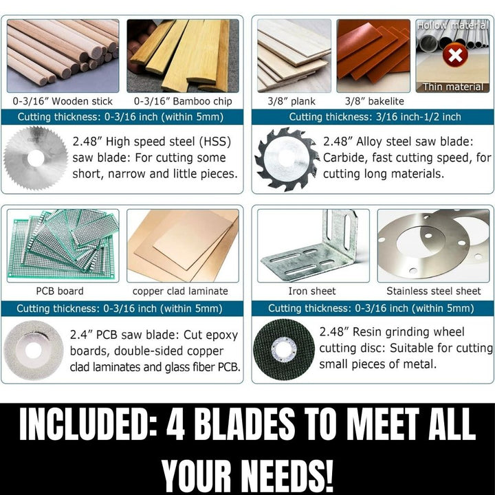SANRICO MiniCutter Saw Perfect for DIY Projects
