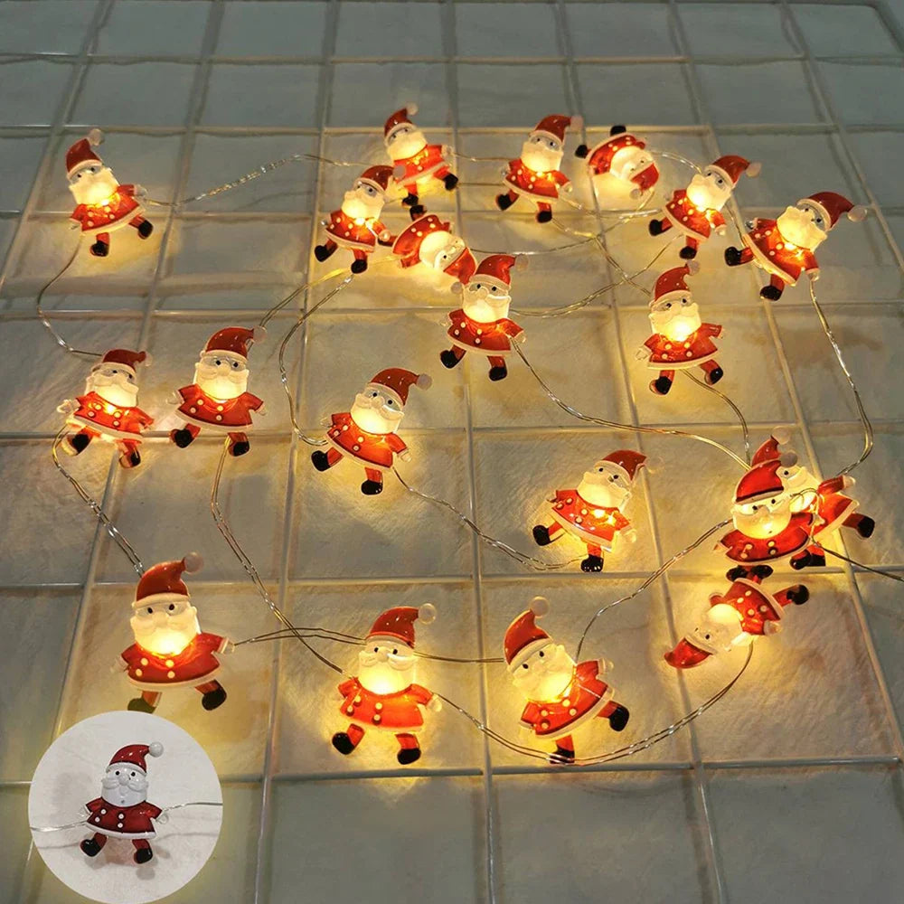 Santa Claus LED String Lights