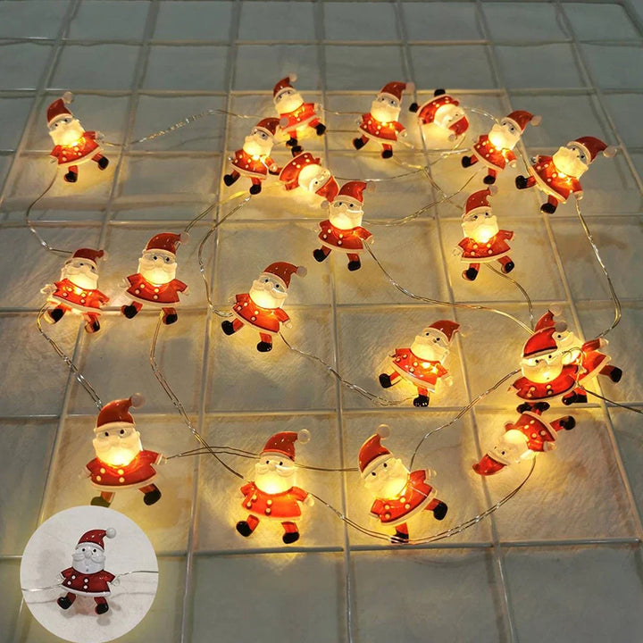 Santa Claus LED String Lights