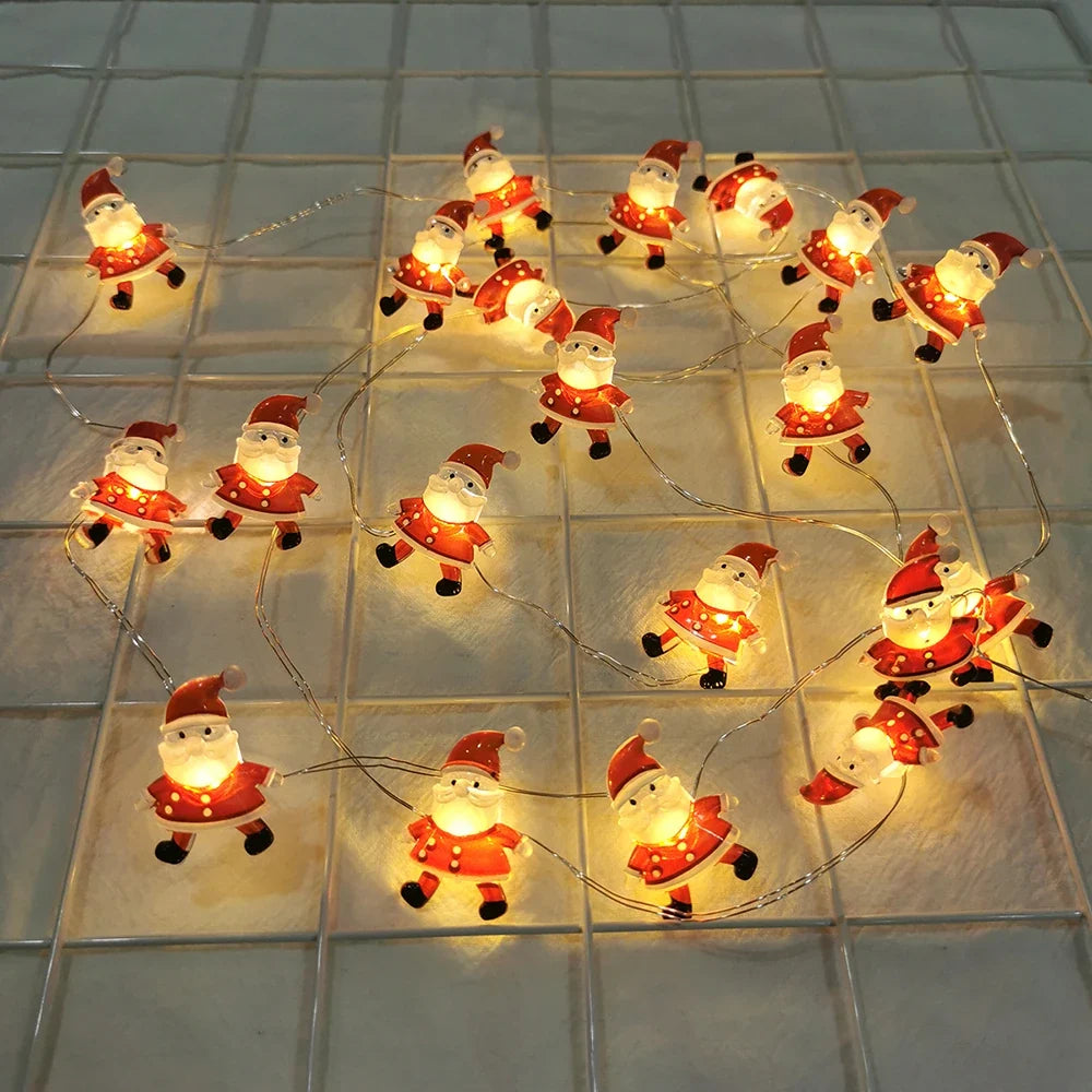 Santa Claus LED String Lights