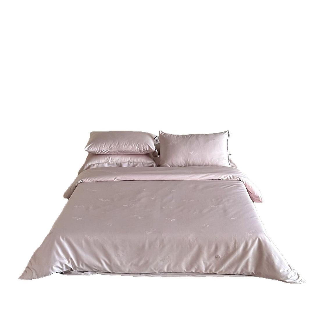Satin Bedding Set with Fine Jacquard Pattern