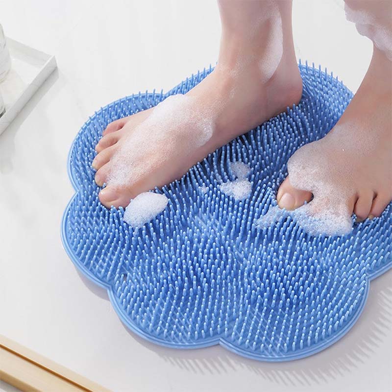 Scrub Mat for Shower - Soft Massage and Foot Scrub