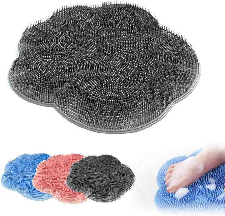 Scrub Mat for Shower - Soft Massage and Foot Scrub