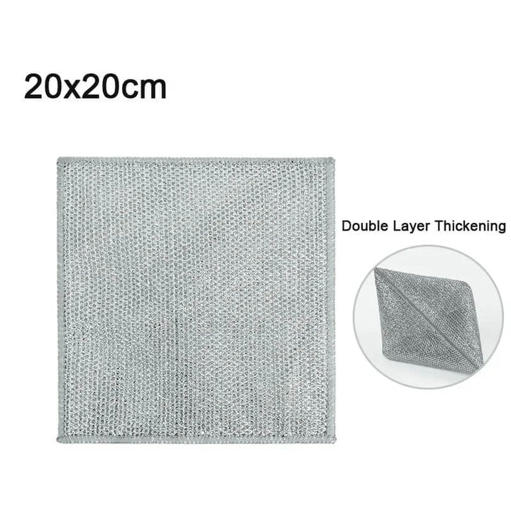 ScrubMaster - Multifunctional Dish Cloth Made of Steel Wire, Reusable &amp; Effective