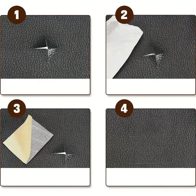 Self-Adhesive Leather Repair Patches - Leather Repair Kit