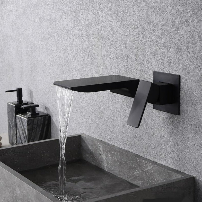 Sensor Wall-Mounted Waterfall Faucet Spout