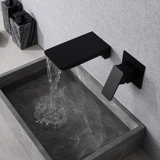 Sensor Wall-Mounted Waterfall Faucet Spout