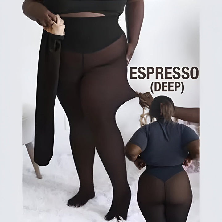 Sheer Look Winter-Lined Thermal Tights