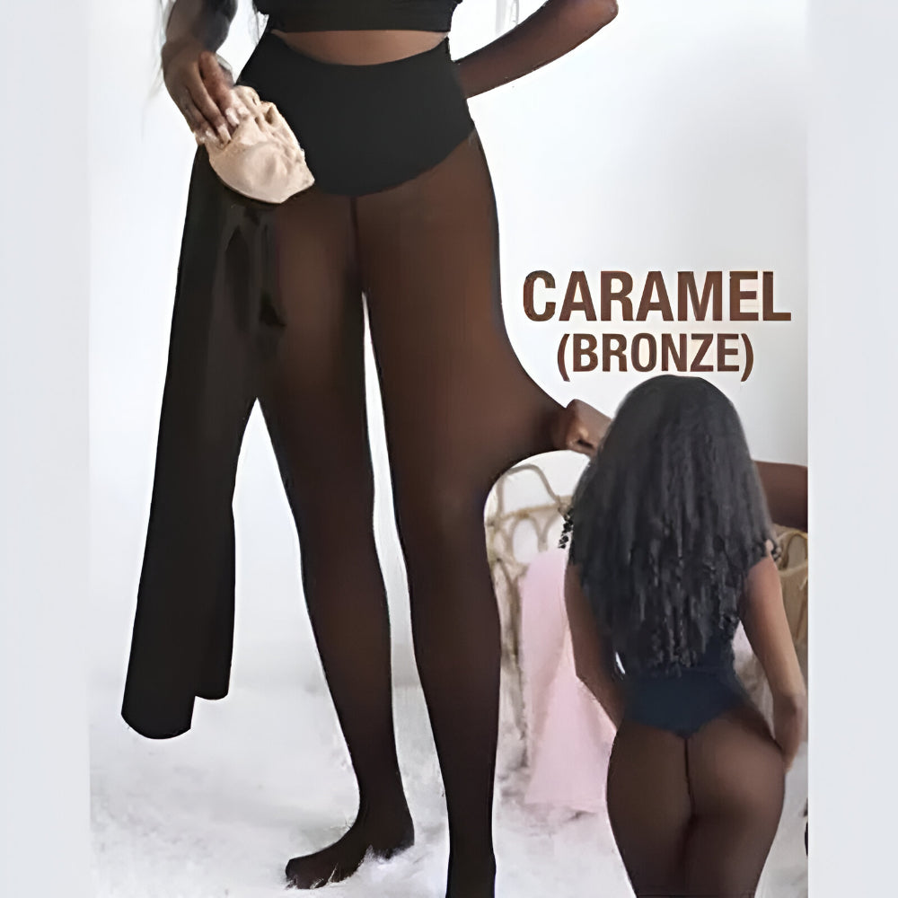 Sheer Look Winter-Lined Thermal Tights