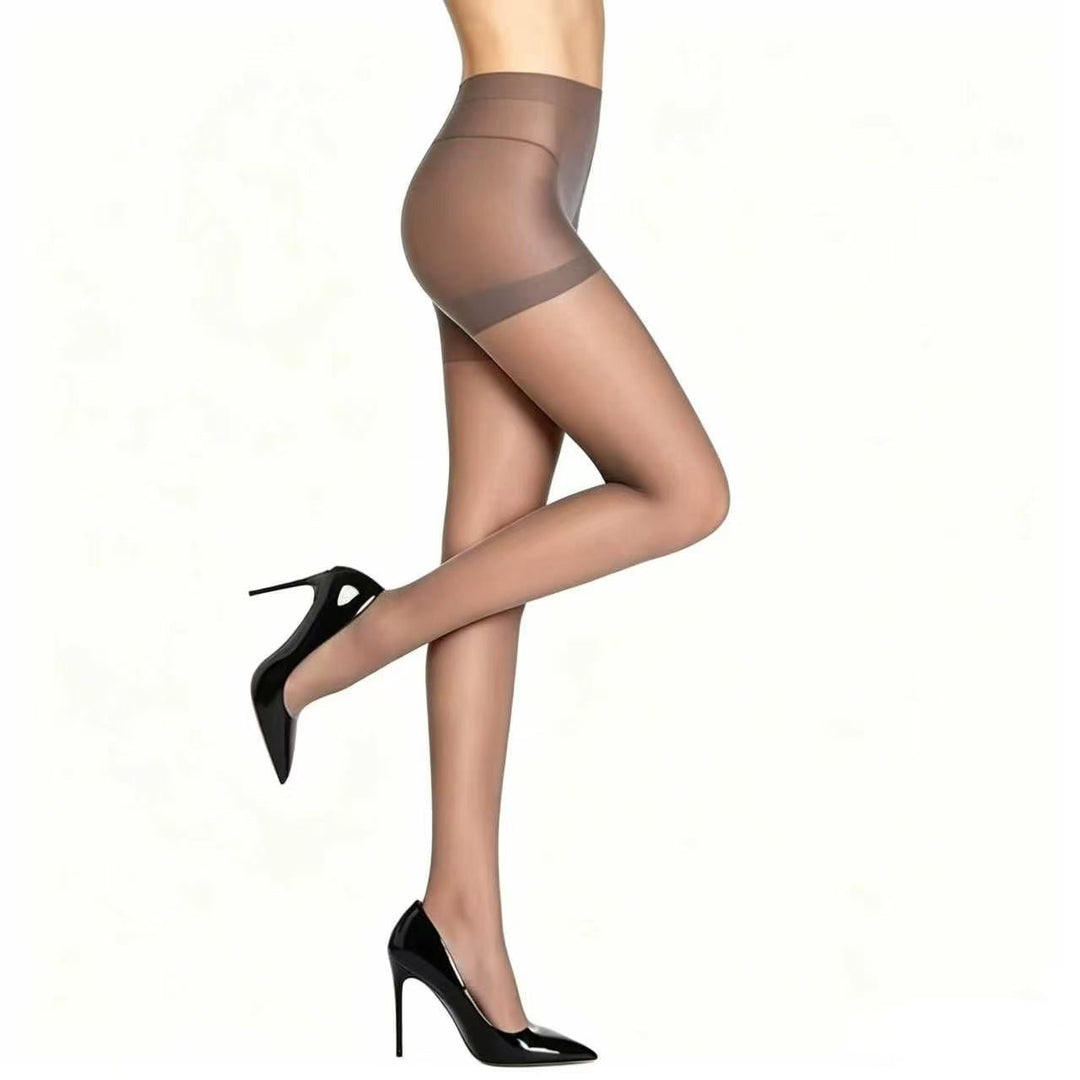 Sheer Pantyhose with Control Top, Run-Resistant Fabric and Reinforced Toe