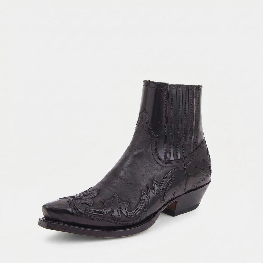 Short Pointed Toe Cowboy Boots