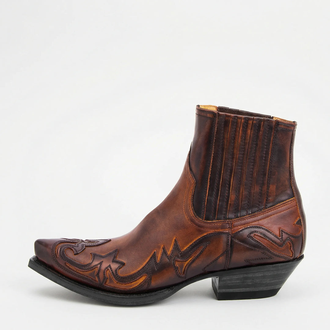 Short Pointed Toe Cowboy Boots
