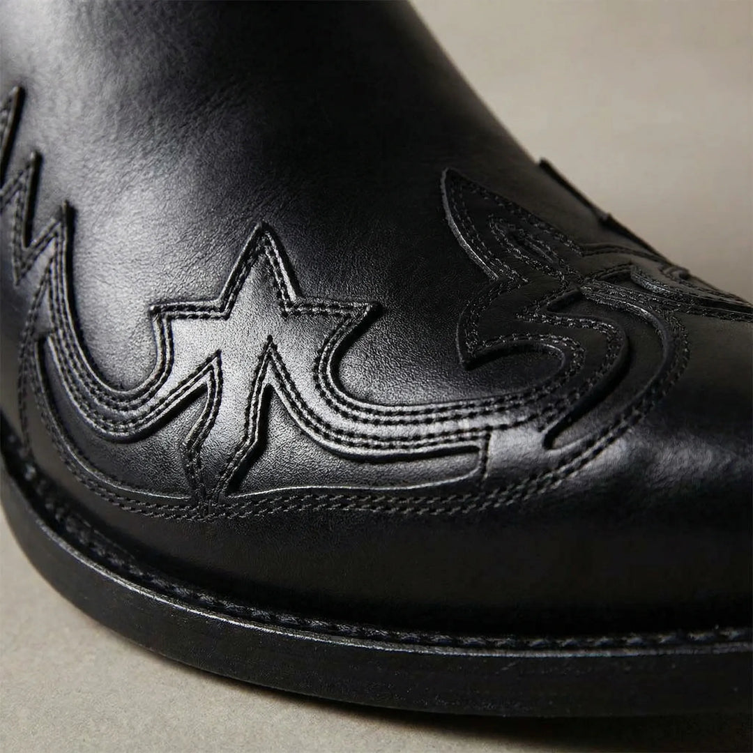 Short Pointed Toe Cowboy Boots