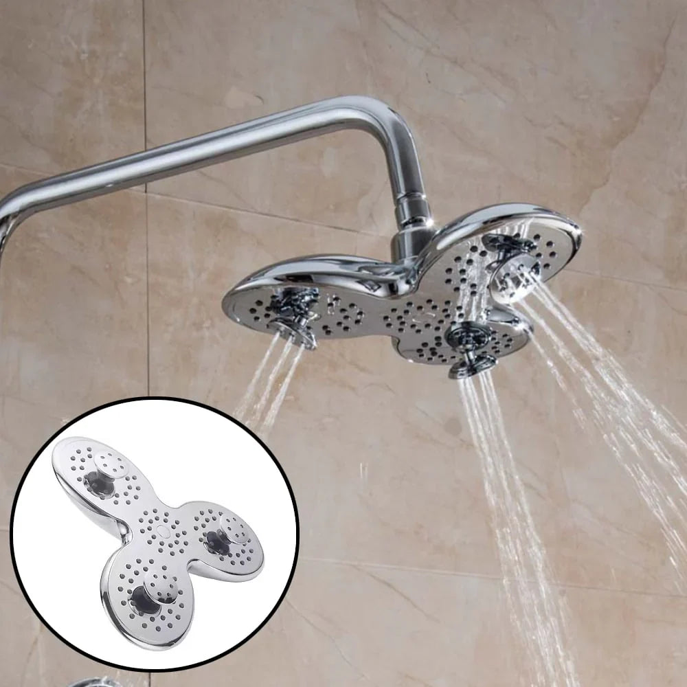 Shower Head with 3 Individual Nozzles and 3 Spray Modes
