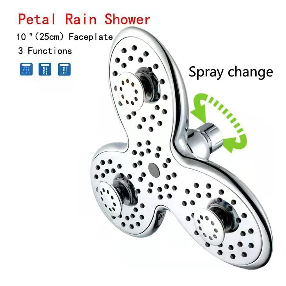 Shower Head with 3 Individual Nozzles and 3 Spray Modes