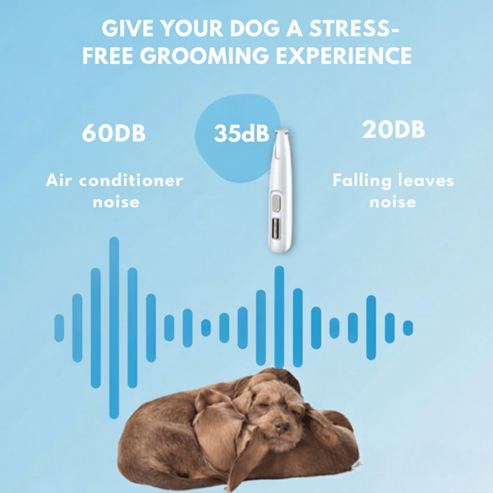 SILENTPET TRIMMER – Quiet Dog Clipper for Gentle Grooming