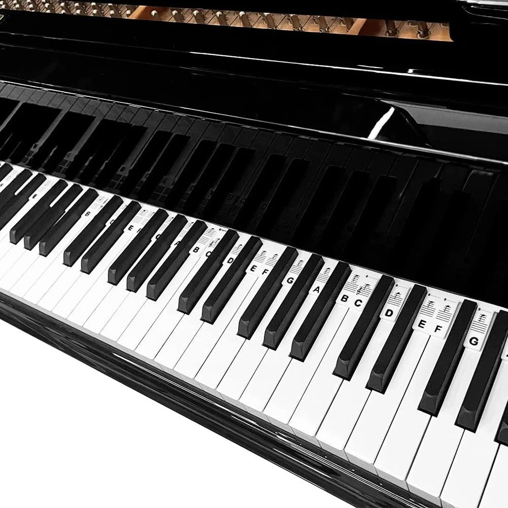 Silicone Piano Keyboard Note Labels for Learning