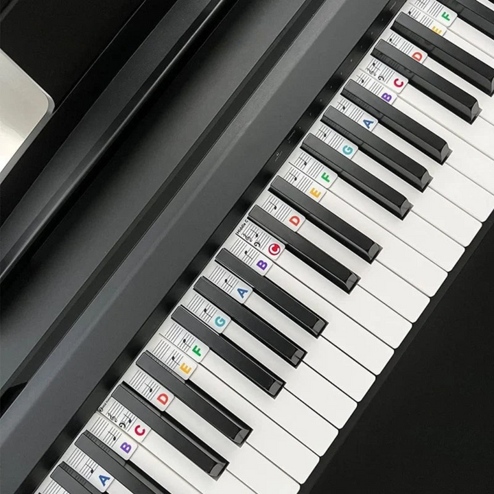 Silicone Piano Keyboard Note Labels for Learning