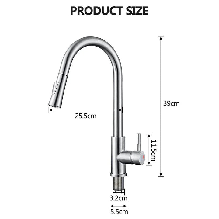 SILQUA – Smart Sensor Kitchen Faucet with Pull-Out Spout